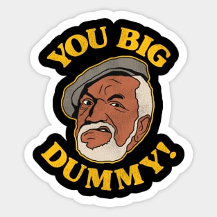 YOU BIG DUMMY! Sticker